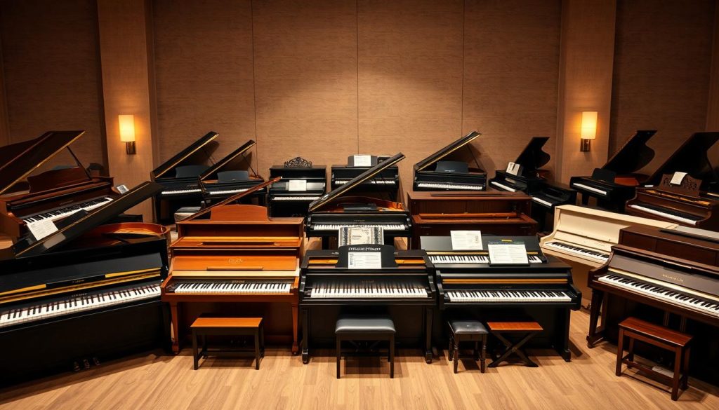 diversité des pianos